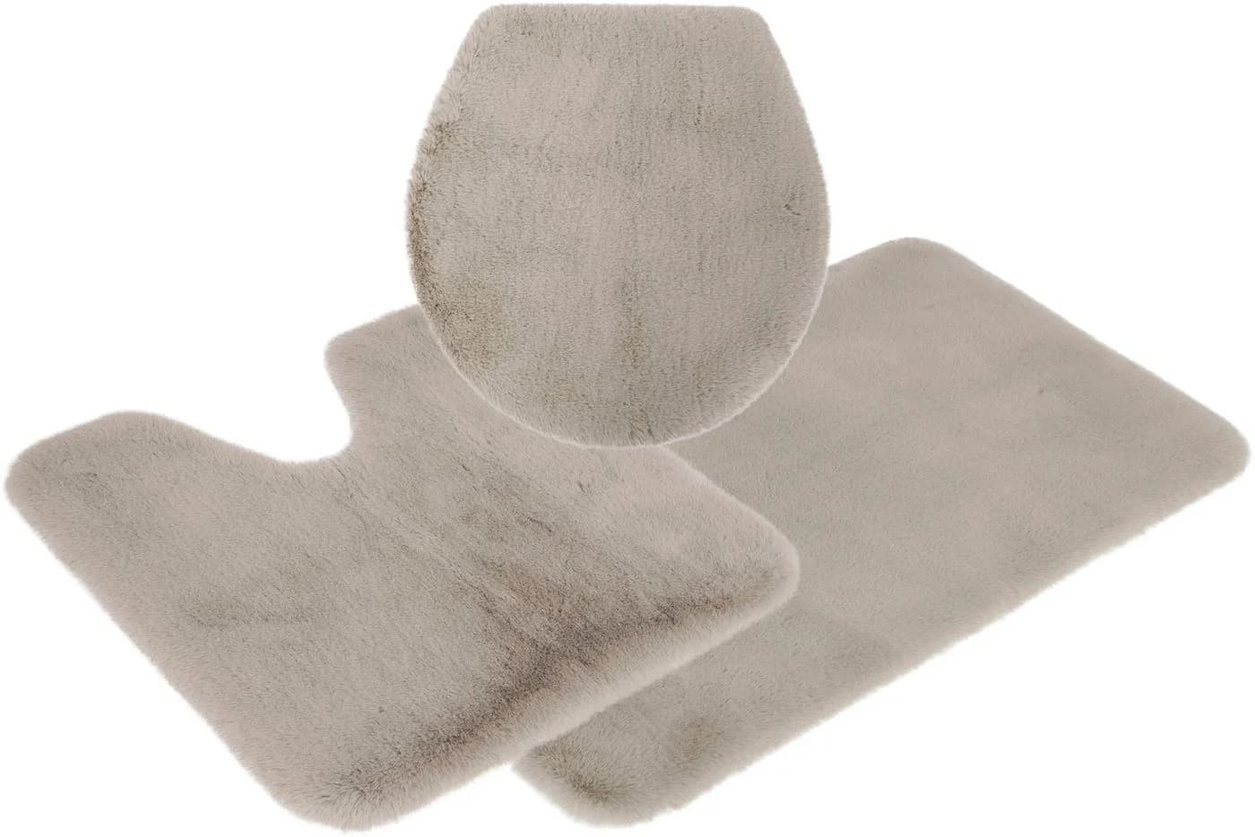 OTTO home Badematte Rabbit 3-tlg. Set Grau Polyester - Bild 2