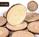 ElitVita 8-tlg. Holzscheiben Naturholz DIY Deko Basteln Bild 4