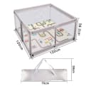 ElitVita Laufgitter Laufstall Baby Bunt mit Spielmatte Bild 1