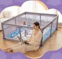 ElitVita Laufgitter Laufstall Baby Bunt mit Spielmatte Bild 5