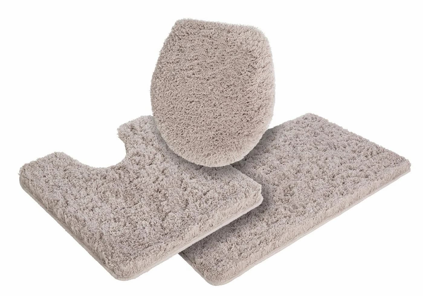 Möve Badematte Superwuschel 3-tlg. Set Beige Mikrofaser - Bild 2