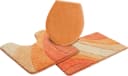 OTTO home Badematte Josie 3-tlg. Set Orange Polyester Bild 2