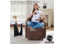 DEKKETO Polstersessel Chenille Lounge Sessel Moderner Drehsessel Bild 5