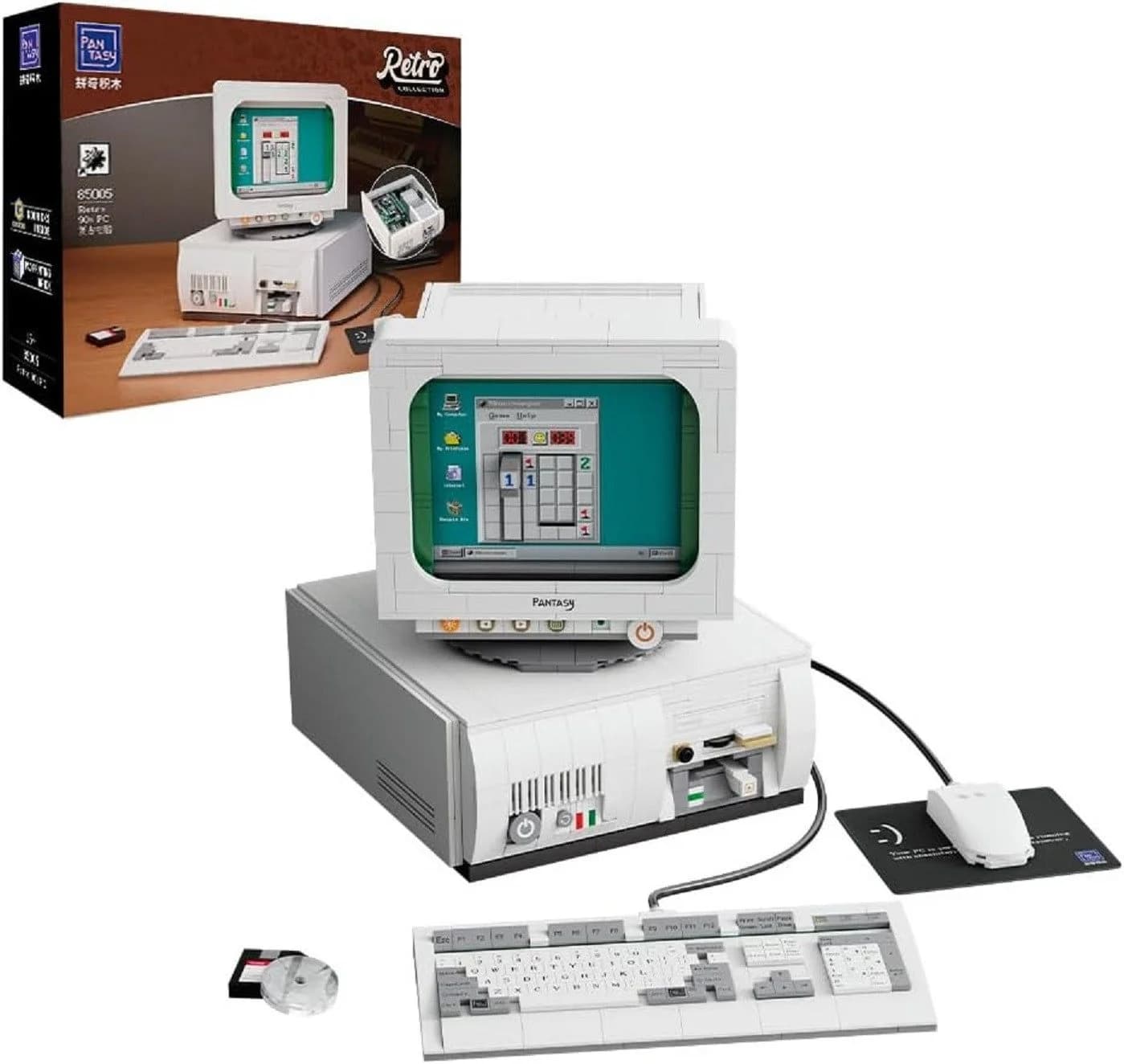 Pantasy 85005 Retro Computer 3.000 Teile Konstruktions-Spielset - Bild 2