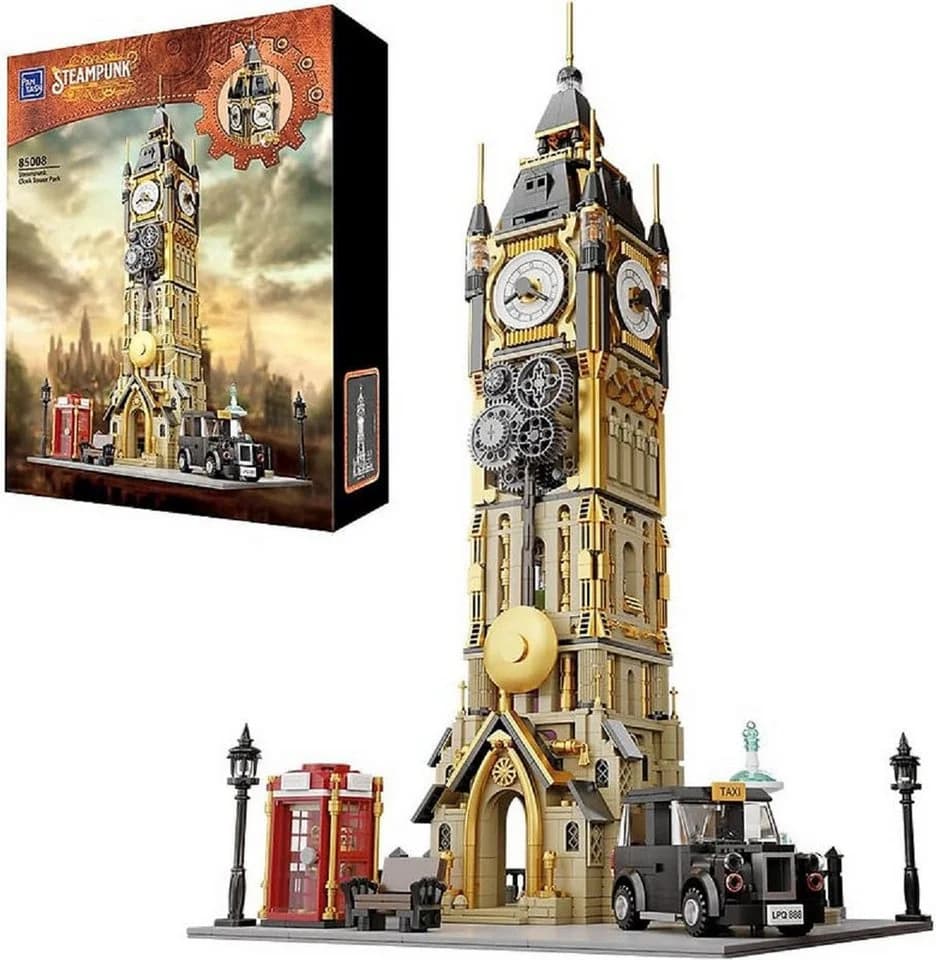 Pantasy Big Ben Uhrenturm 2.460 Teile Konstruktions-Spielset Gold Silber - Bild 2