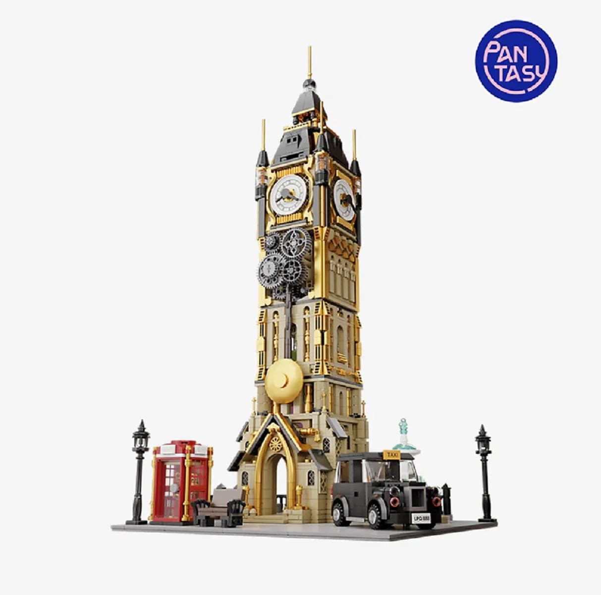 Pantasy Big Ben Uhrenturm 2.460 Teile Konstruktions-Spielset Gold Silber - Bild 4