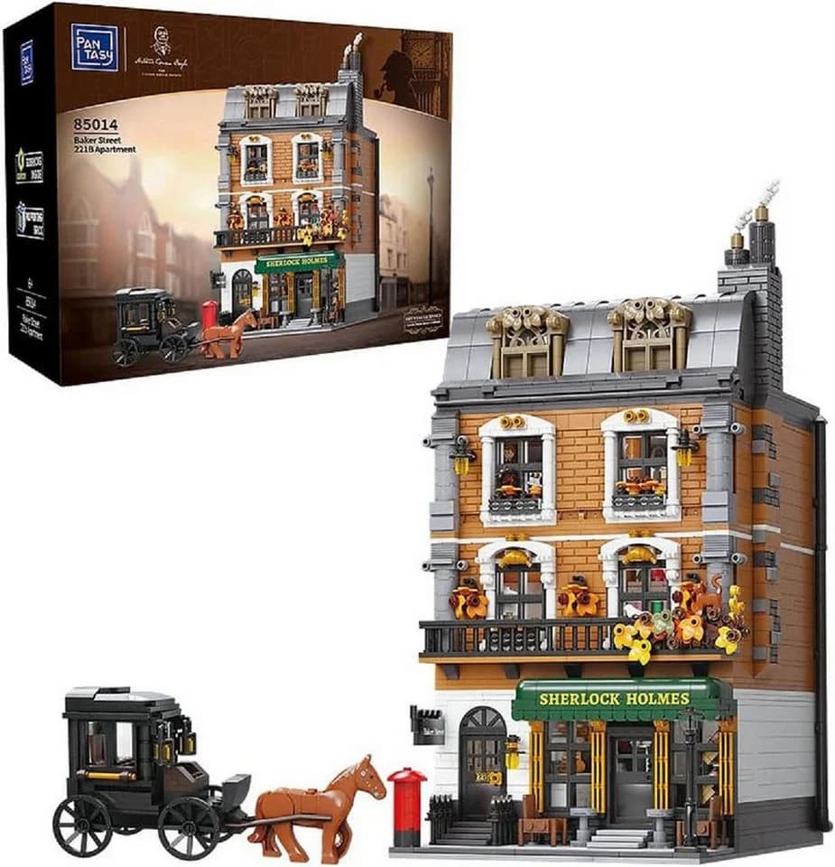 Pantasy 85014 Sherlock Holmes Bauset Baker Street 221B Apartment 42 cm - Bild 2
