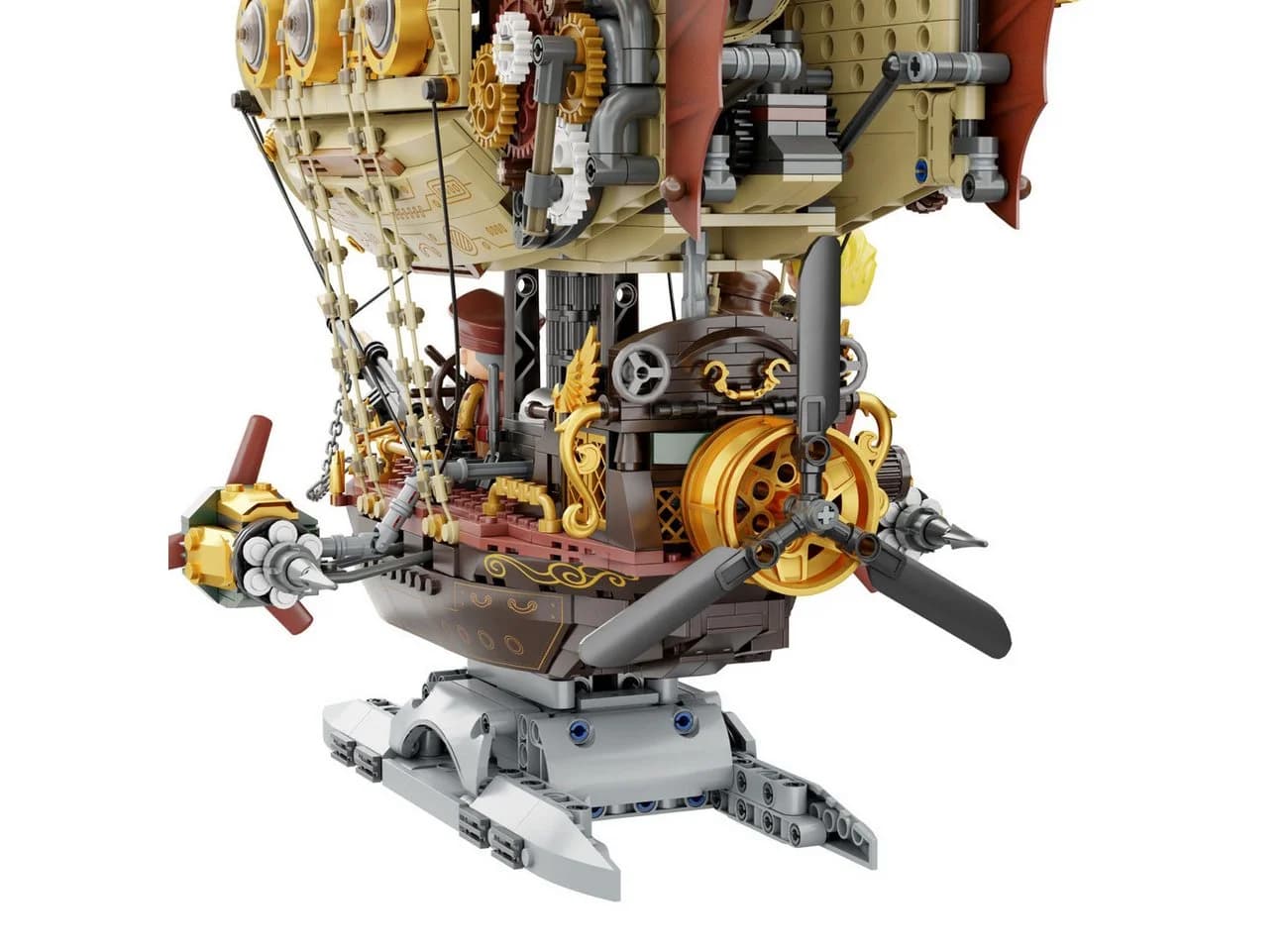 Pantasy Steampunk Luftschiff 1.949 Teile Klemmbausteine Konstruktions-Spielset - Bild 4