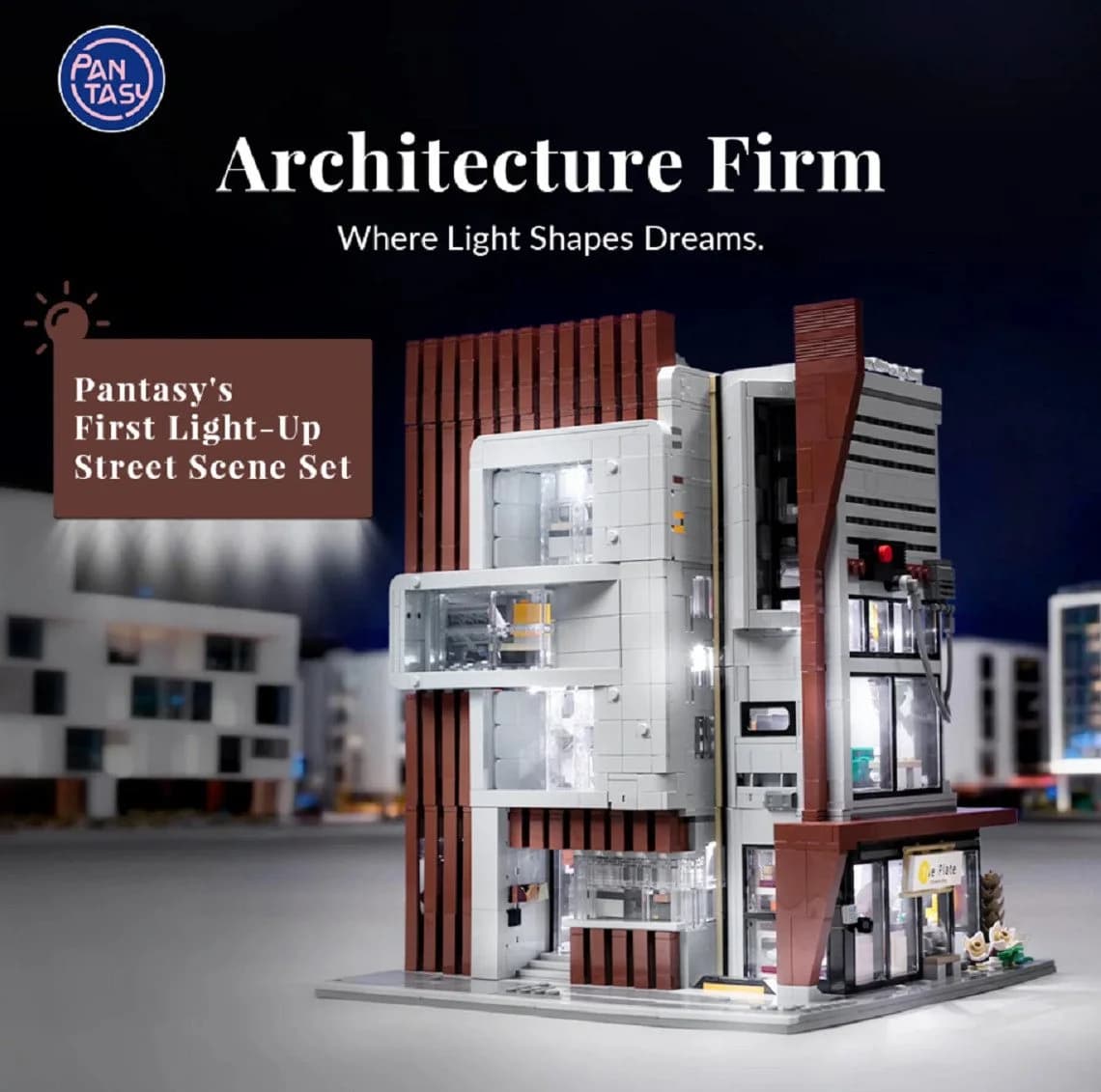 Pantasy Architektur Studio 3.427 Teile Modular Building Konstruktions-Spielset - Bild 3