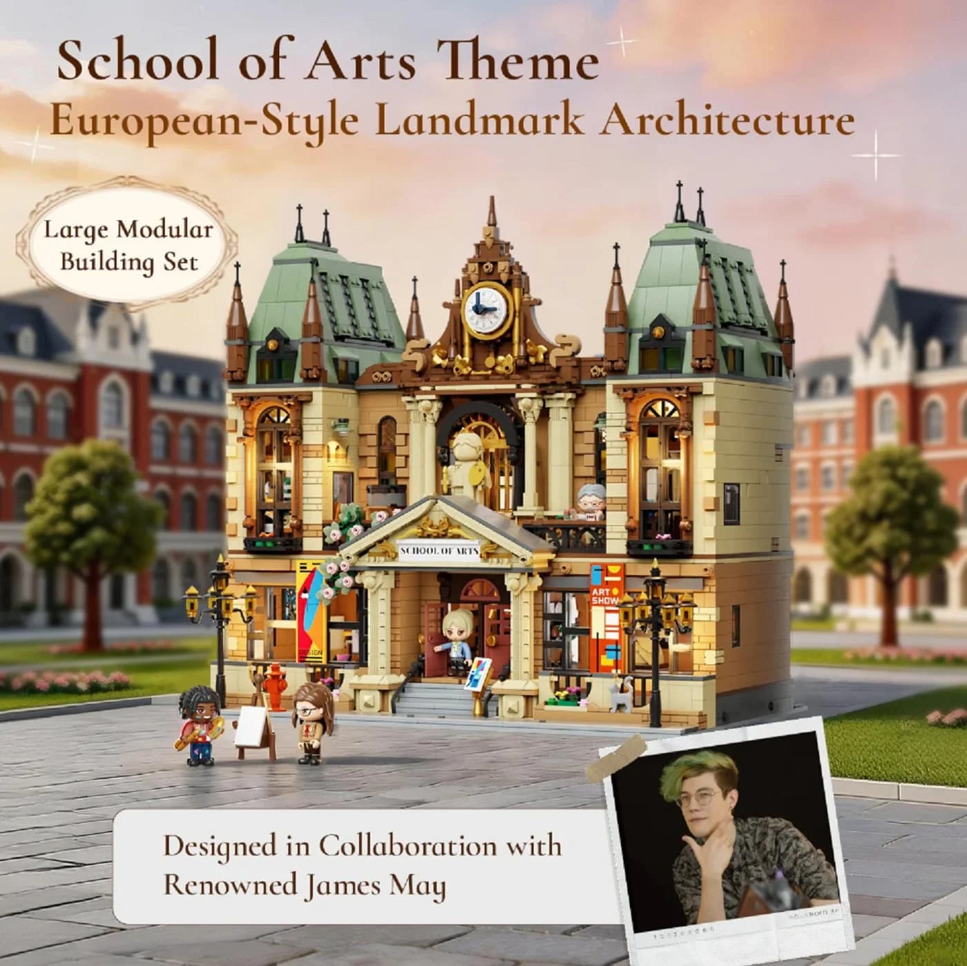Pantasy 85036 School of Arts - Kunstschule - 3.463 Teile Konstruktions-Spielset - Bild 5