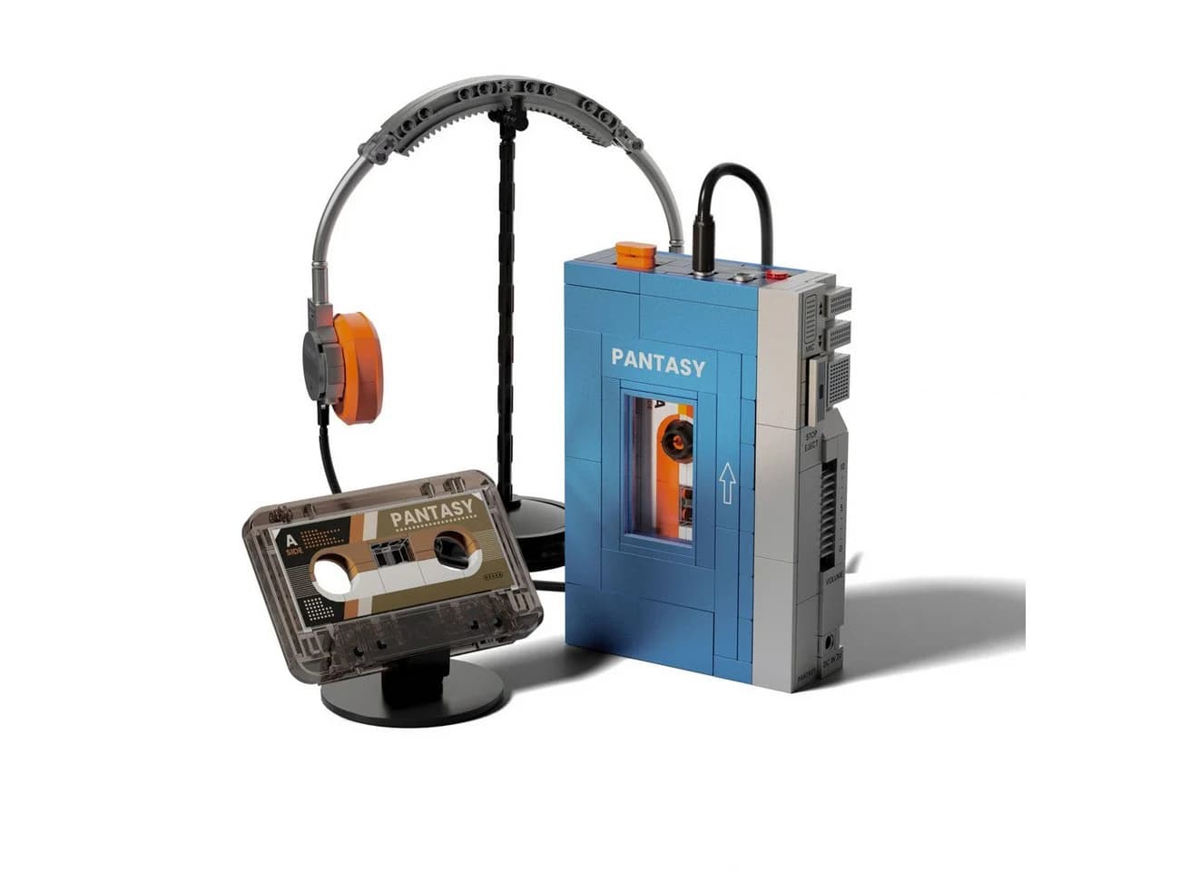 Pantasy Retro Walkman 569 Teile Klemmbausteine Konstruktions-Spielset - Bild 2