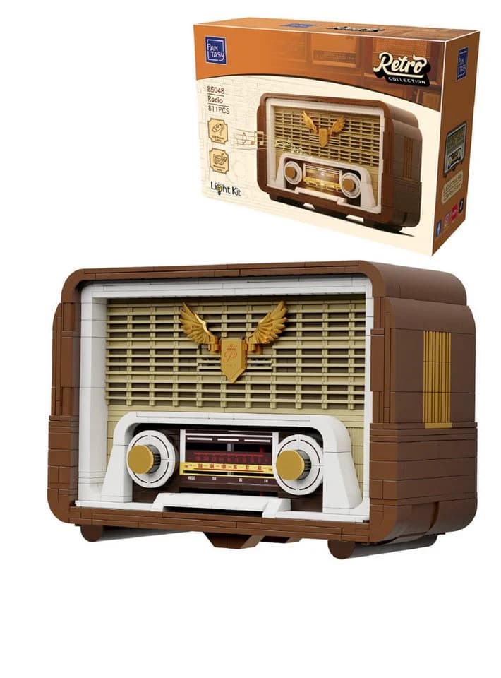 Pantasy 85048 Retro Radio Bausatz 811 Teile mit Beleuchtung - Bild 2