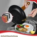 HOMELUX Topf-Set 10-tlg. Induktion Aluminiumguss Gold Antihaft Bild 4