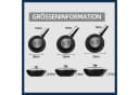 HOMELUX Wokpfanne mit Glasdeckel & abnehmbarem Griff, Antihaft, Induktion Bild 1