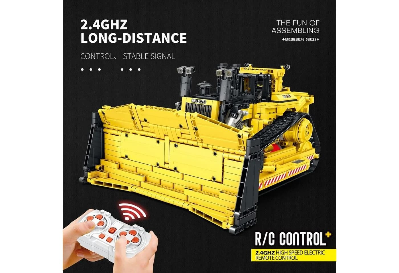 Reobrix Mechanical Bulldozer RC-Control Technik Modell 1836 Teile - Bild 4