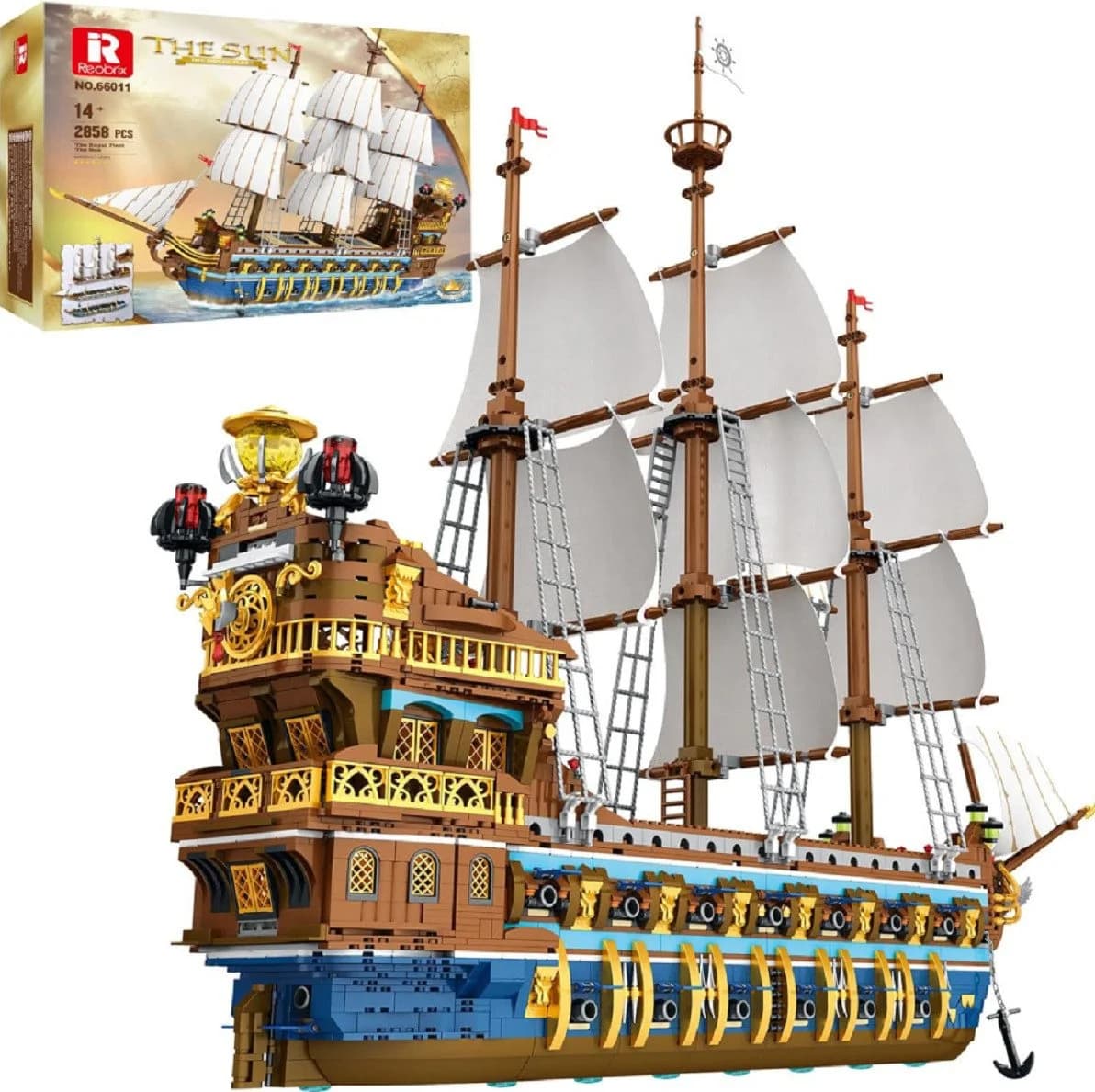 Reobrix The Sun Segelschiff 2.830 Teile Konstruktions-Spielset - Bild 2