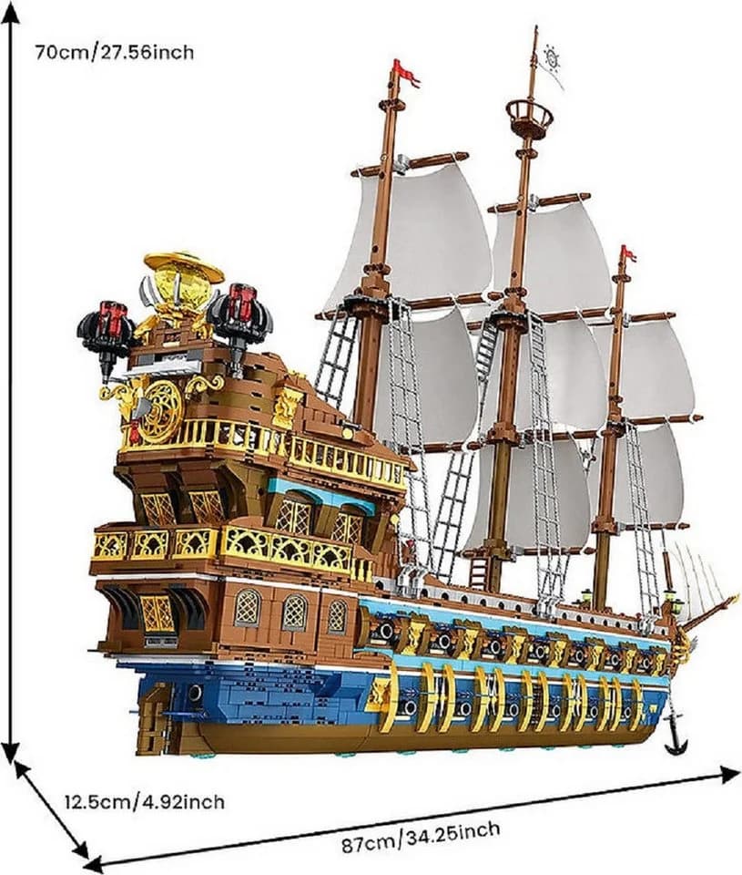 Reobrix The Sun Segelschiff 2.830 Teile Konstruktions-Spielset - Bild 5