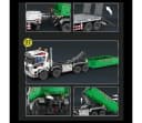 Reobrix 22021 Technik LKW 2.950 Teile Anhänger Schwerlast-LKW Konstruktions-Spielset Bild 5