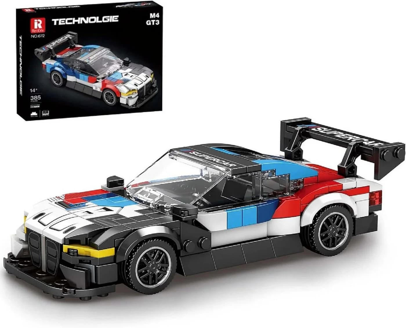 Reobrix 672 M4 GT3 Speed Champion 385 Teile Konstruktions-Spielset - Bild 2