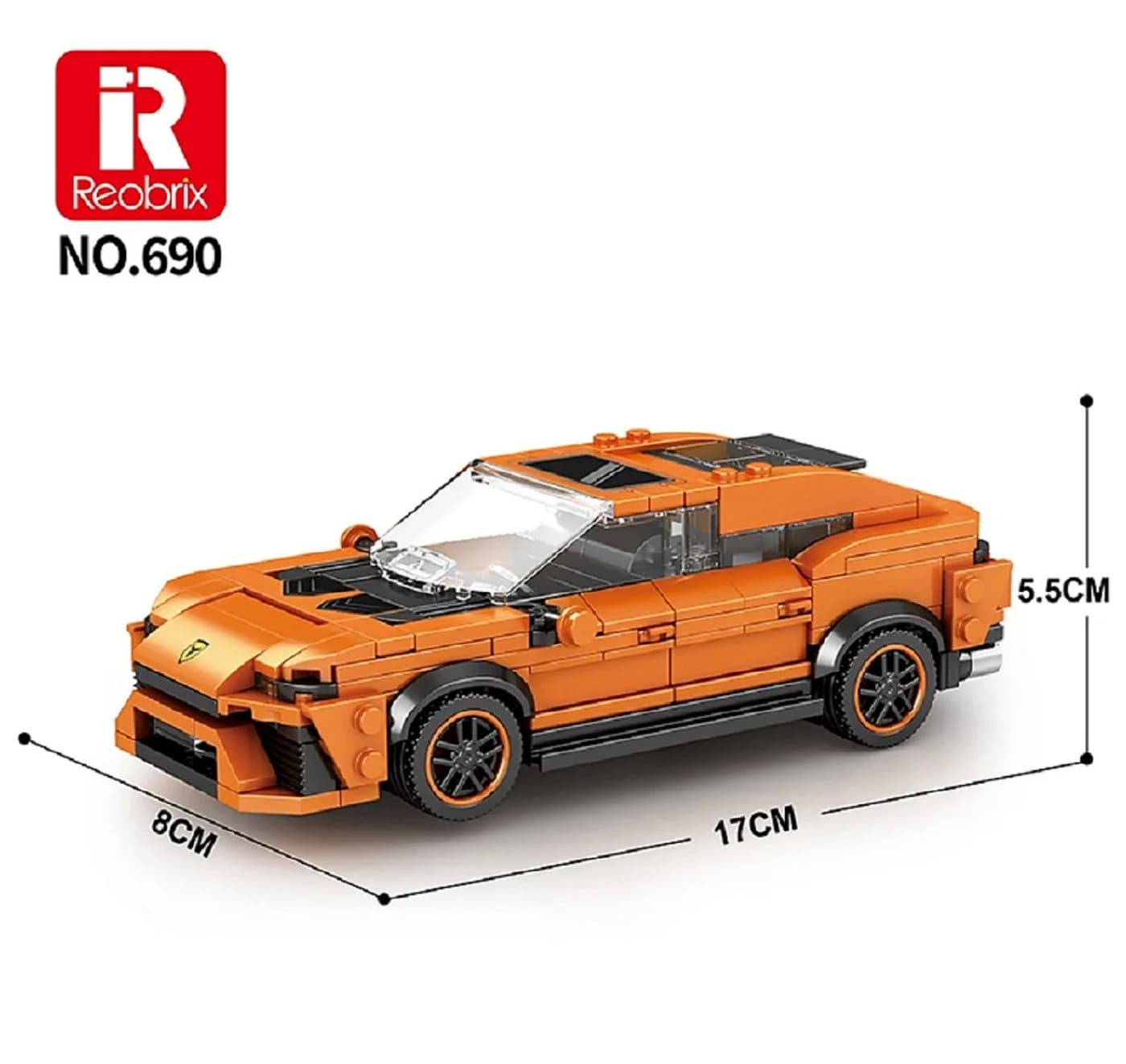 Reobrix 690 Urus Speed Champion 408 Teile Konstruktions-Spielset - Bild 5