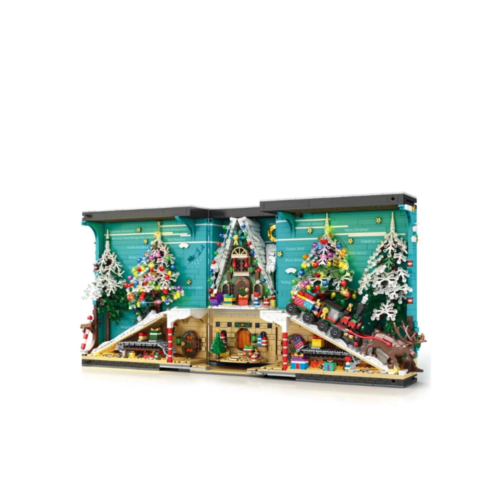 Reobrix 66033 Weihnachtsbuch Klemmbaustein Displaymodell 3260 Teile