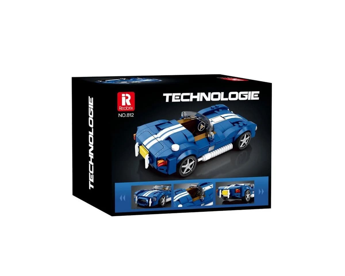 Reobrix 812 Roadster 1:24 Klemmbaustein Auto 312 Teile - Bild 4