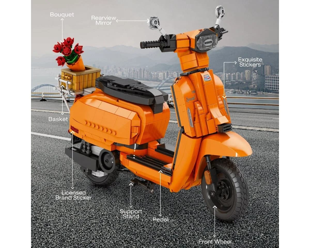Reobrix Roller Orange Klemmbaustein 1169 Teile ab 14 - Bild 2