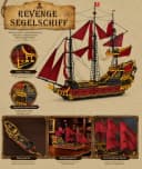 Reobrix Piratenschiff Klemmbaustein Modell 5666 Teile Bild 5