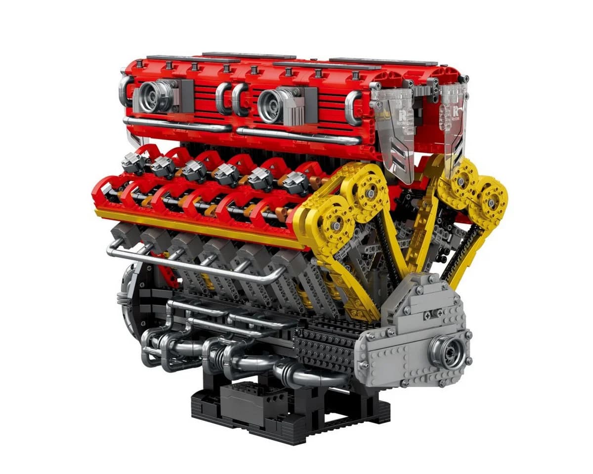 Reobrix V12 Motor Klemmbaustein Modell 4719 Teile Technik - Bild 3