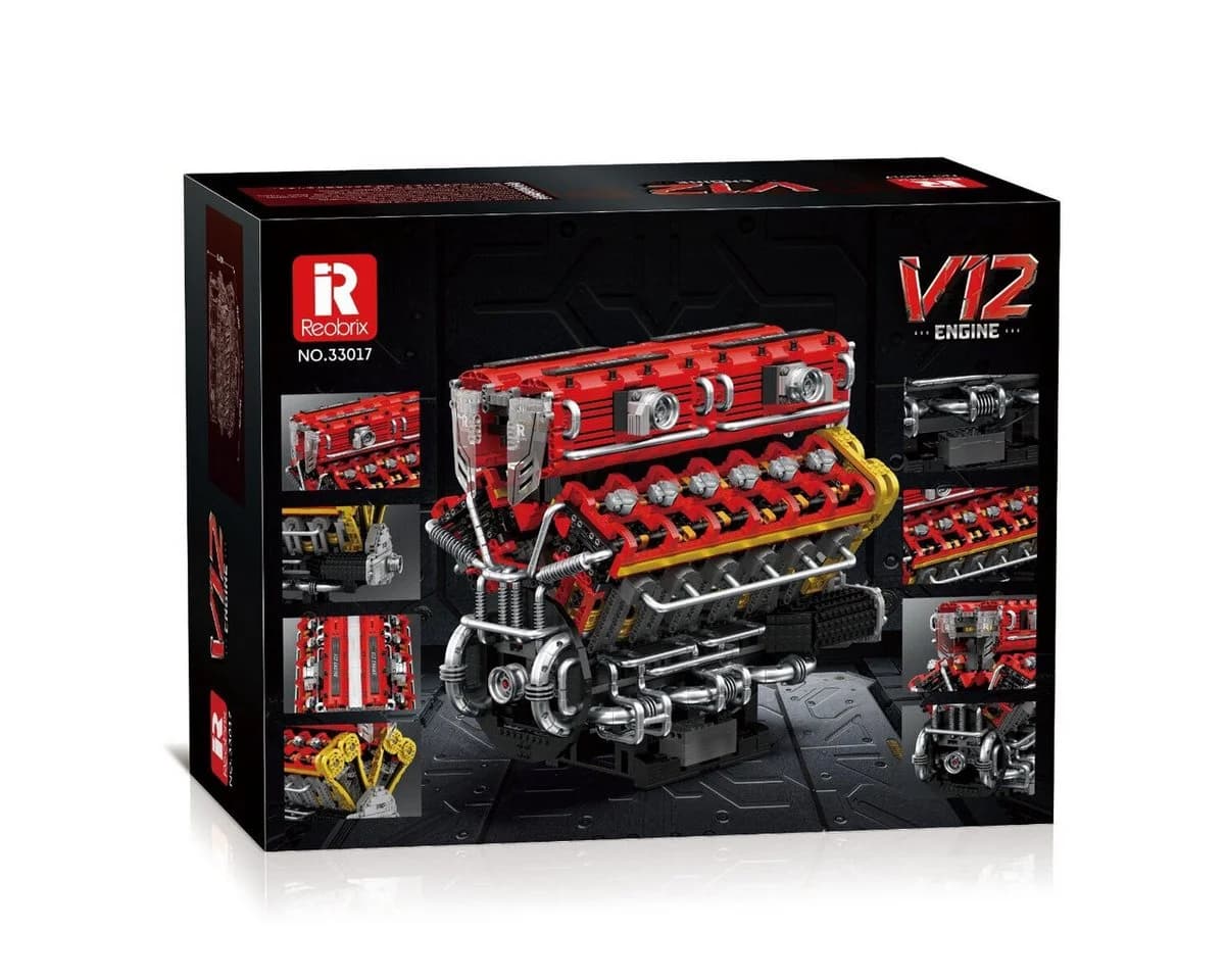 Reobrix V12 Motor Klemmbaustein Modell 4719 Teile Technik - Bild 5