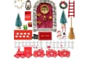 Bundviel Weihnachtsdorf Wichteltür Set Miniatur Zubehör Deko Wichtel Weihnachten Bild 2
