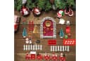 Bundviel Weihnachtsdorf Wichteltür Set Miniatur Zubehör Deko Wichtel Weihnachten Bild 5