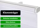 Doppelrollo Jan von HOME AFFAIRE Weiß Klemmfix Bild 5