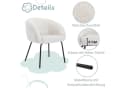 WAHSON OFFICE CHAIRS Loungesessel Kunstpelz Modern Bild 4