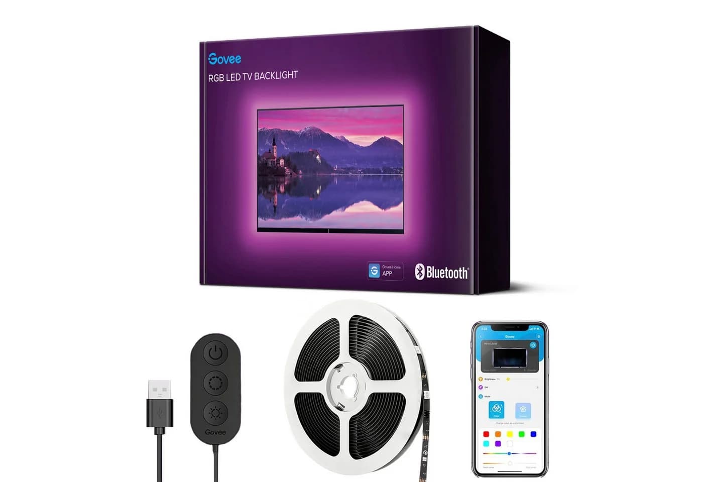 Govee Smarte Lampe LED-Hintergrundbeleuchtung RGB - Bild 2