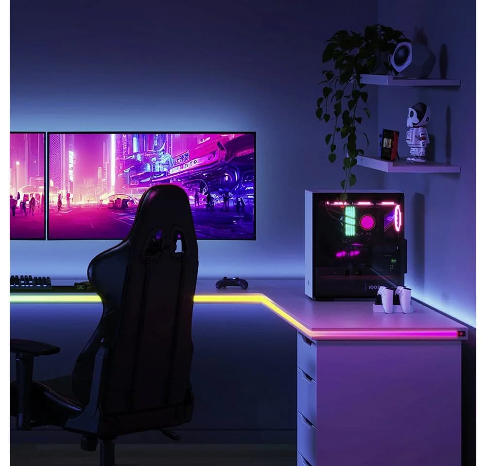 Govee Neon Gaming Table Light RGBIC LED-Streifen 2m - Bild 5