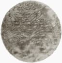 OTTO home Hochflor-Teppich Valeria Fellteppich kuschelig rund taupe Bild 1