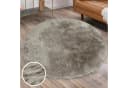 OTTO home Hochflor-Teppich Valeria Fellteppich kuschelig rund taupe Bild 2