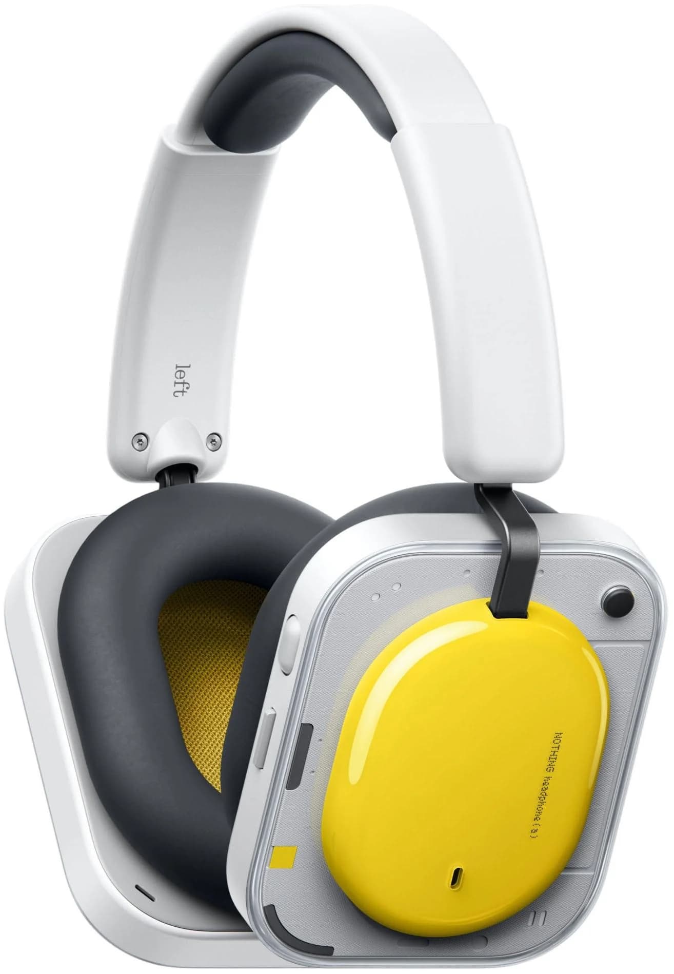 NOTHING Headphone (a) Gelb Bluetooth Kopfhörer mit ANC