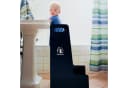 CCLIFE Lernturm Stehhilfe Schwarz Montessori Küche Helper Bild 5