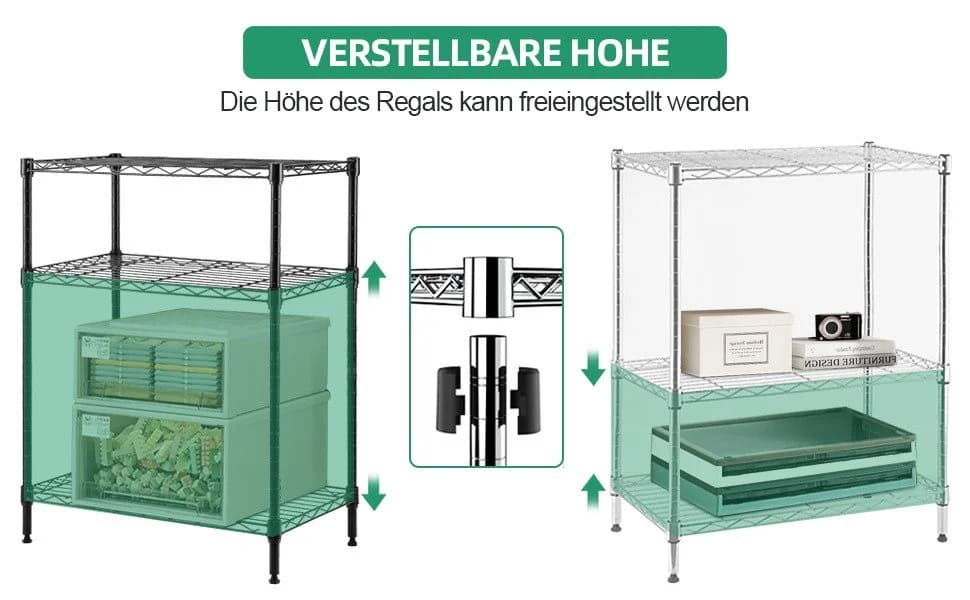Zedelmaier Mehrzweckregal Lagerregal Metall frei verstellbar - Bild 5