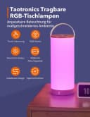 TaoTronics LED Schreibtischlampe TT-DL23 pro Weiß Bild 1