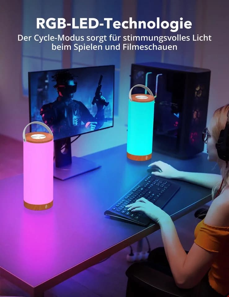 TaoTronics LED Schreibtischlampe TT-DL23 pro Weiß - Bild 3