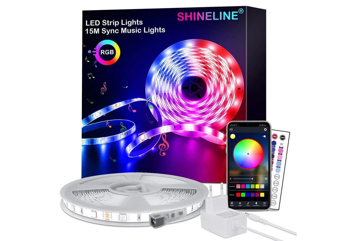 YI LED Stripe 12.5M RGB LED Strip mit APP & Fernbedienung - Bild 2