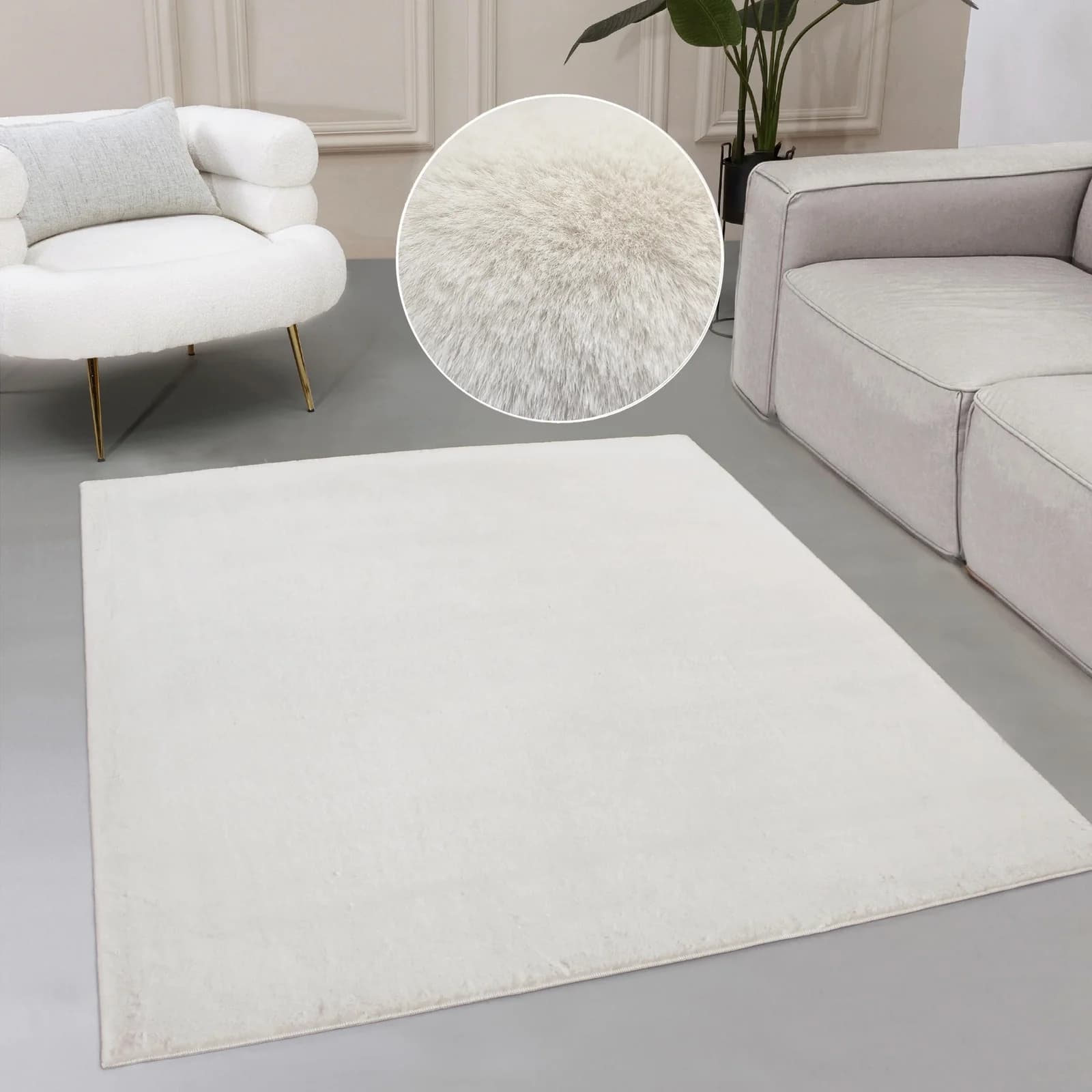 Fellteppich MY HOME "Balu" Kunstfellteppich Modern Langflor Teppich