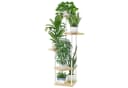 Bamworld Blumenständer 5 Ebenen Modernes Pflanzenregal Holz Metall Bild 2