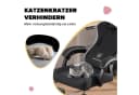GTPLAYER Gaming-Stuhl Ergonomisch mit Fußstütze und Stoffbezug Schwarz Bild 3