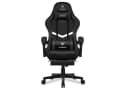 LUCKRACER Gaming-Stuhl Schwarz Ergonomisch mit Lendenkissen Bild 2