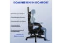 LUCKRACER Gaming-Stuhl Schwarz Ergonomisch mit Lendenkissen Bild 4