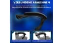 LUCKRACER Gaming-Stuhl Schwarz Ergonomisch mit Lendenkissen Bild 5